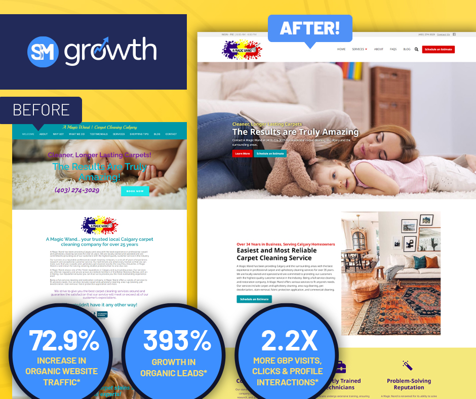 Magic Wand Carpet Cleaning gets found in Google
